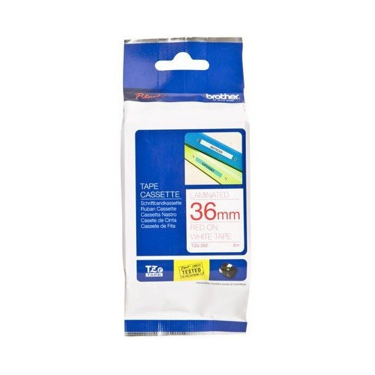 Brother TZe-262 36mm Punainen/Valkoinen (P-Touch)