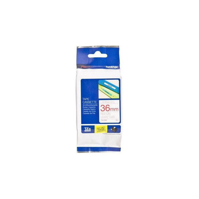 Brother TZe-262 36mm Punainen/Valkoinen (P-Touch)