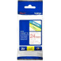 Brother TZe-252 24mm Punainen/valkoinen (P-Touch)