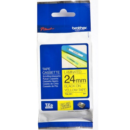 Brother TZe-651 24mm Musta/Keltainen (P-Touch)