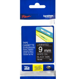 Brother TZe-325 9mm Valkoinen/Musta (P-Touch)