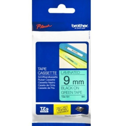 Brother TZe-721 9mm Musta/Vihreä (P-Touch)