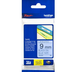 Brother TZe-521 9mm Musta/Sininen (P-Touch)