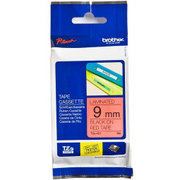 Brother TZe-421 9mm Musta/Punainen (P-Touch)