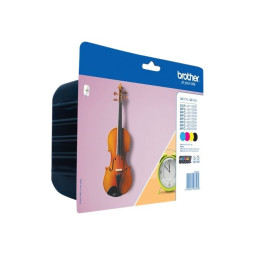 Brother LC-127XL ValuePack C/M/Y/K Mustepatruunat