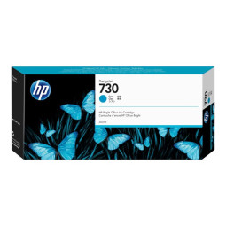 HP No 730 Cyan 300ml Mustepatruuna (P2V68A)