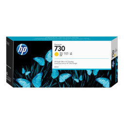 HP No 730 Yellow 300ml Mustepatruuna (P2V70A)