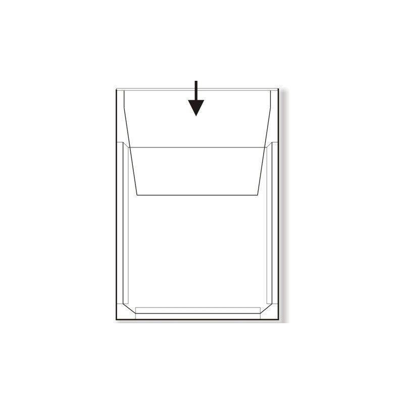 Magneettitasku A4 palje+läppä