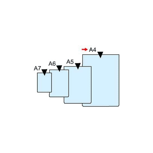 Muovitasku/kotelo A6 /100kpl Esselte 47778