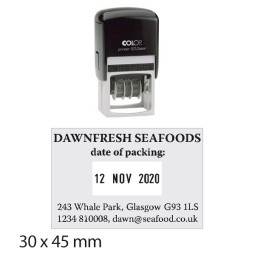 Päiväys/otsikkoleimasin Colop Printer 53