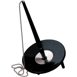 Ballograf 128 Kuulakynä musta pöytätelineessä (ak)