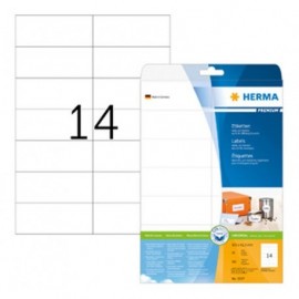 Herma 5057 105x42,3mm (A4 14-jakoinen)