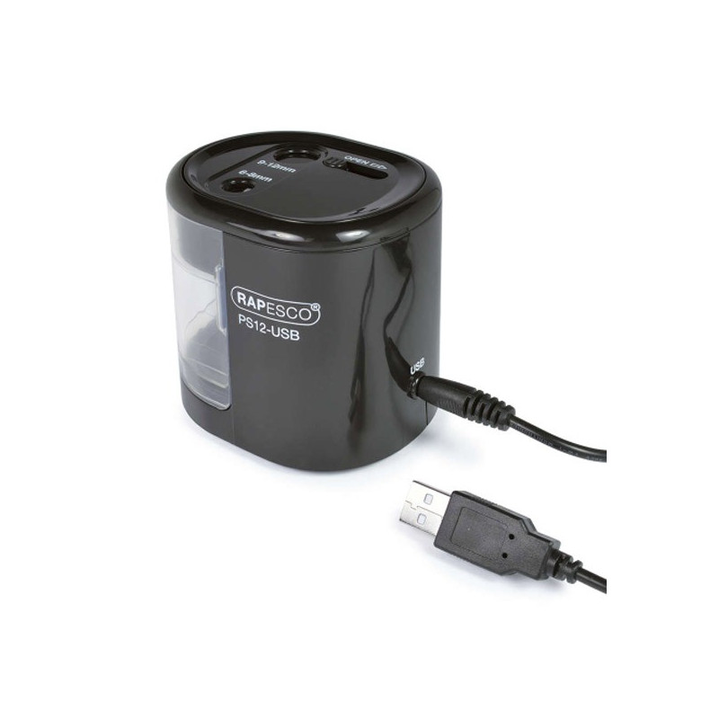 Kynänteroituskone sähköinen Rapesco USB