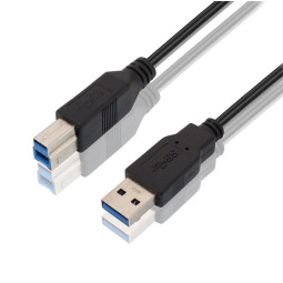 USB 3.0 kaapeli A-B 1.8M