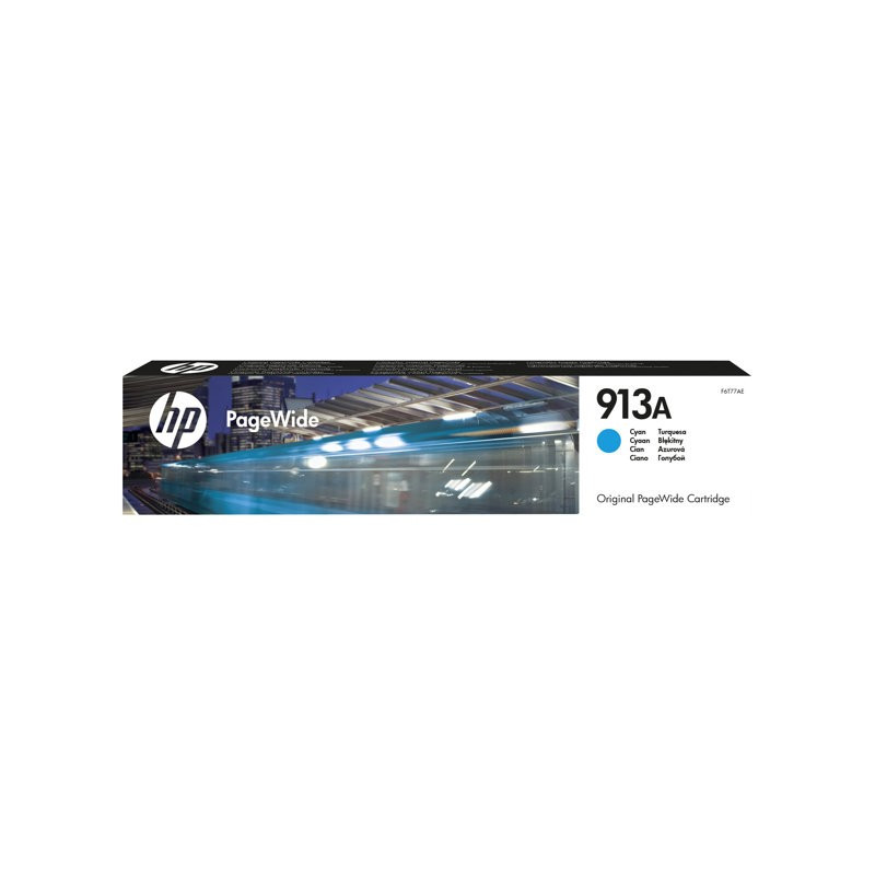 HP 913A Cyan 3K Mustepatruuna