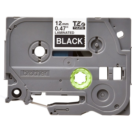 Brother TZe-335 12mm Valkoinen/Musta (P-Touch)