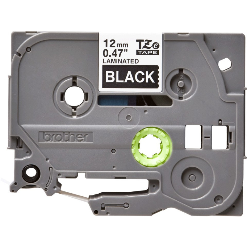 Brother TZe-335 12mm Valkoinen/Musta (P-Touch)