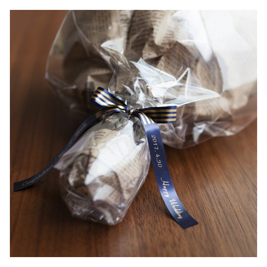 Brother TZe-RN34 Satiininauha kulta/sininen 12mm (P-Touch)