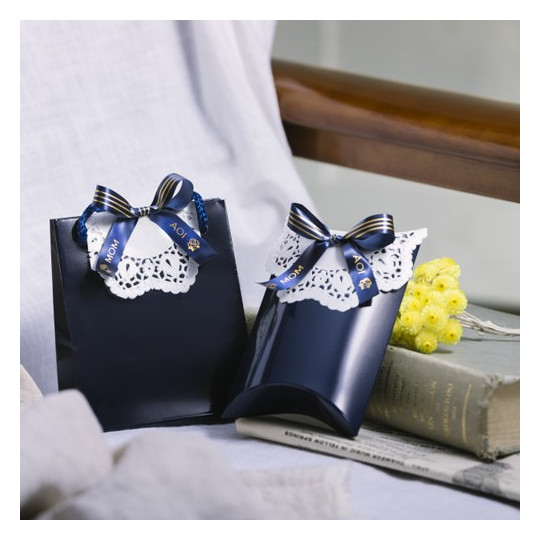 Brother TZe-RN34 Satiininauha kulta/sininen 12mm (P-Touch)