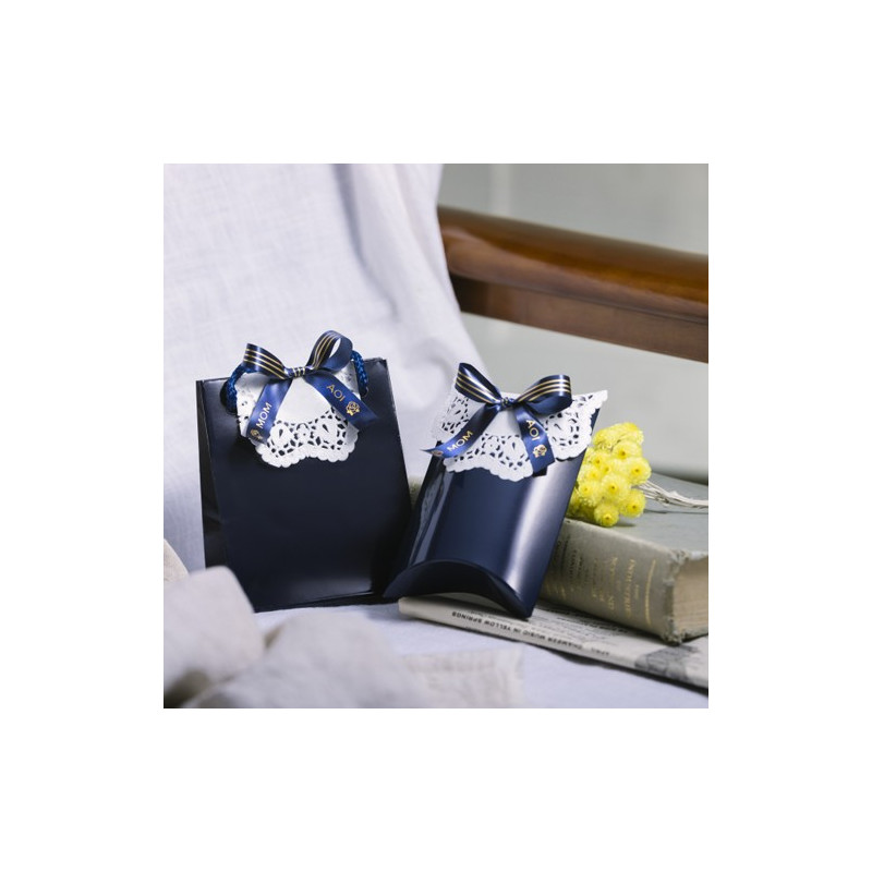 Brother TZe-RN34 Satiininauha kulta/sininen 12mm (P-Touch)