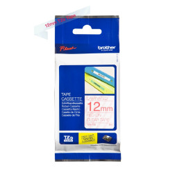 Brother TZe-132 12mm Punainen/Kirkas (P-Touch)