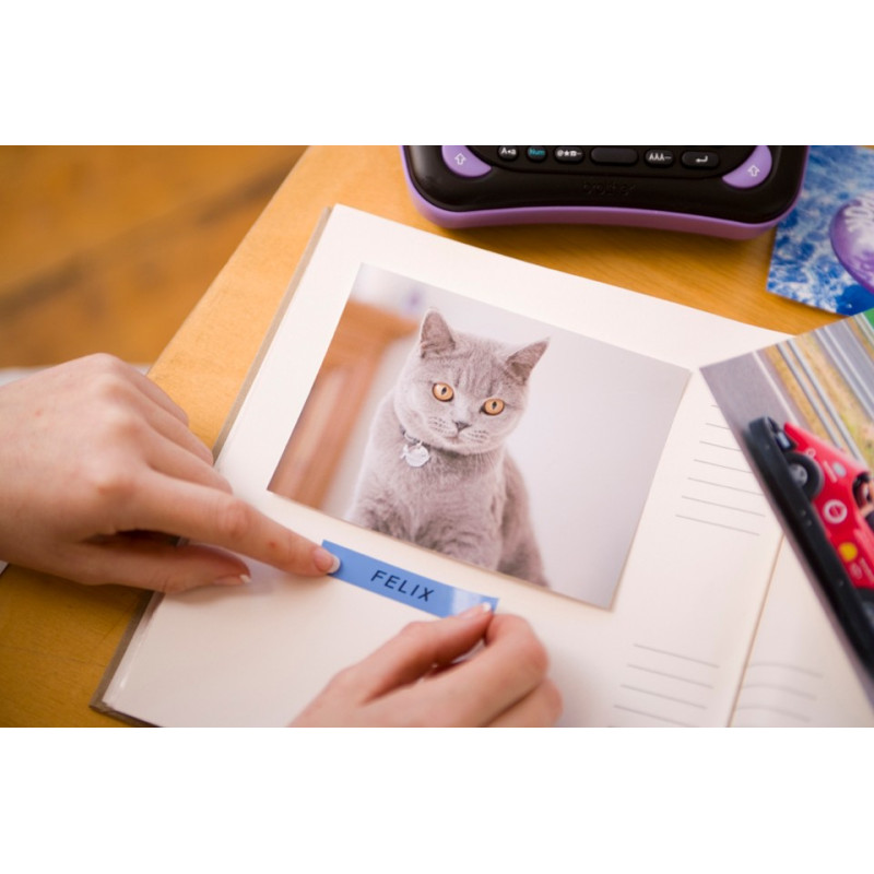 Brother TZe-531 12mm Musta/Sininen (P-Touch)