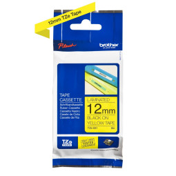Brother TZe-631 12mm Musta/Keltainen (P-Touch)