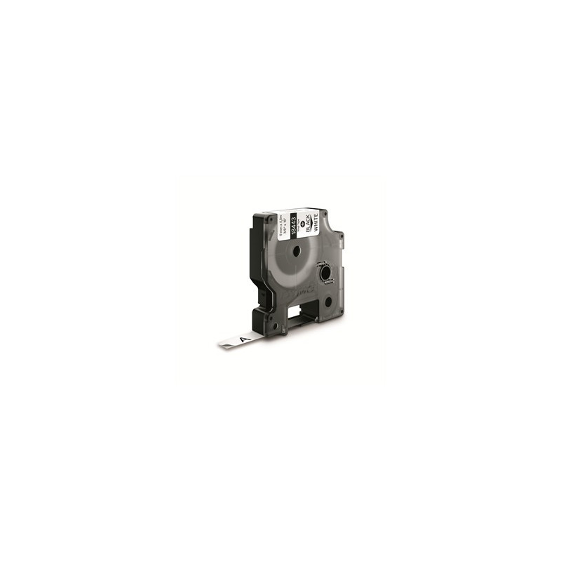 Dymo RP 9mm Vinyyliteippi musta/valkoinen 18443