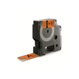 Dymo RP 19mm Vinyyliteippi musta/oranssi 18436
