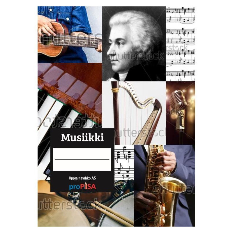 Oppiainevihko Musiikki ProPISA A5/40
