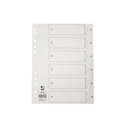 Numerohakemisto 1-6 A4 Kartonki