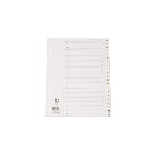 Aakkoshakemisto A4 A-Ö Muovi