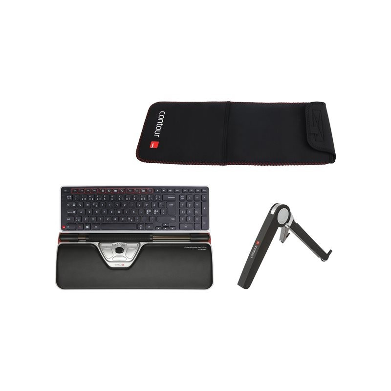 RollerMouse Red Plus Travel Kit