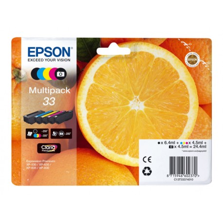 Epson 33 5-väri Multipack BK/PBK/C/M/Y