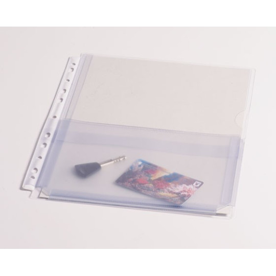 Paljekansiotasku 180my PVC Avaintaskulla