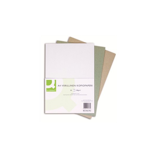 Väripaperi A4 100g Recycled-lajitelma /30