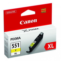 Canon CLI-551Y XL Mustepatruuna Yellow