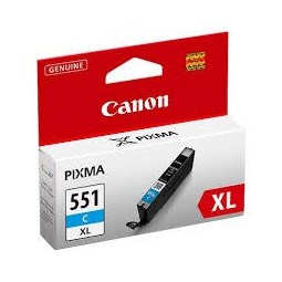 Canon CLI-551C XL Mustepatruuna Cyan