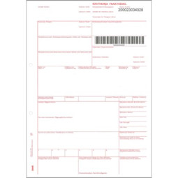 Rahtikirjalomake 4-os. juokseva numero /300kpl