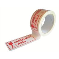 Huomioteippi VAROVASTI LASIA 50mmx66m