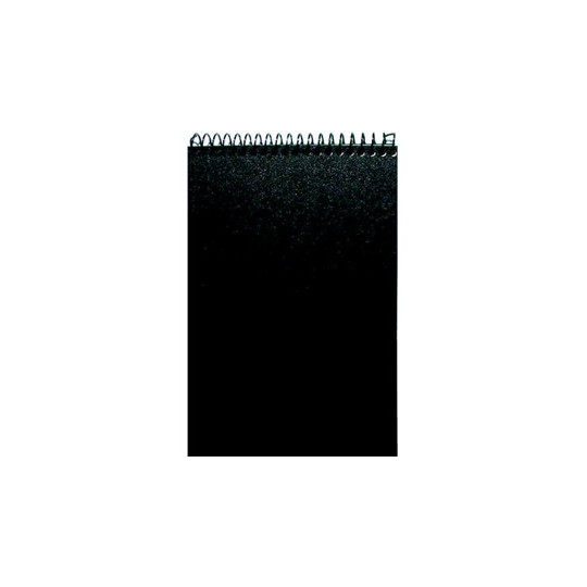 Taskulehtiö A6/50 Musta muovikansi