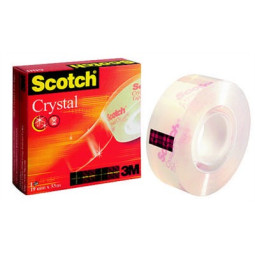 Yleisteippi Scotch 600 Crystal kirkas 19mmx33m