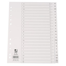 Aakkoshakemisto A5 A-Ö Muovi