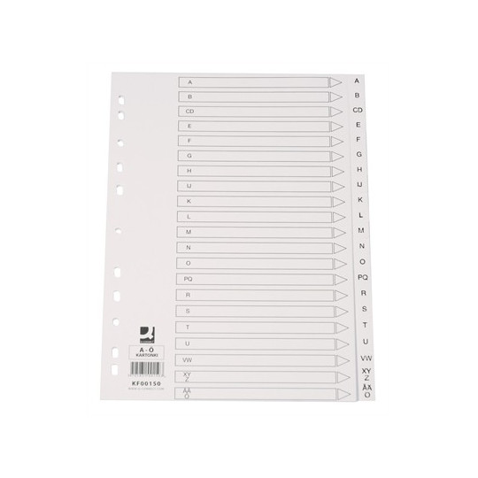 Aakkoshakemisto A5 A-Ö Muovi