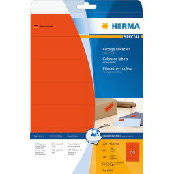 Herma 5059 tarra 105x42,3mm Punainen
