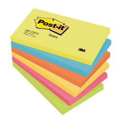 Viestilappu Post-It Energetic 76x127mm /6x100kpl