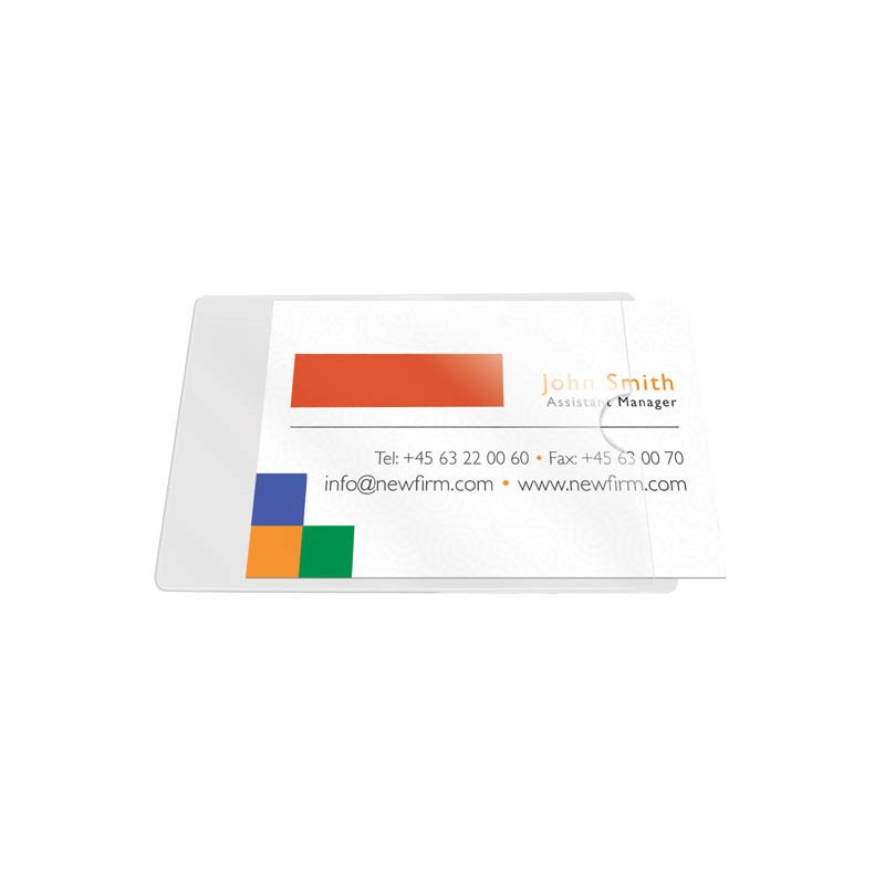 Käyntikorttitasku, itseliimautuva /10kpl (pkt)