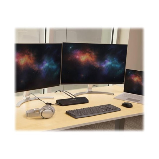 Startech USB-3.0 Docking Station (Dual Monitor HDMI/DVI/VGA/Ethernet/Audio)