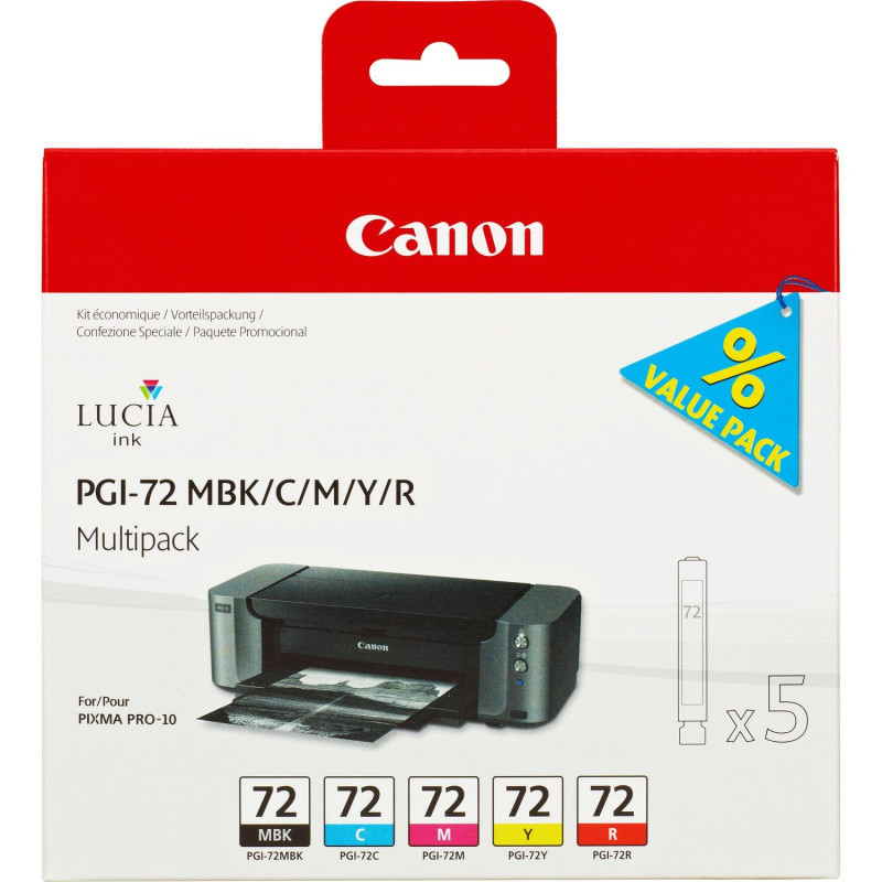 Canon PGI-72 MBK/C/M/Y/R Multipack (Pro-10)