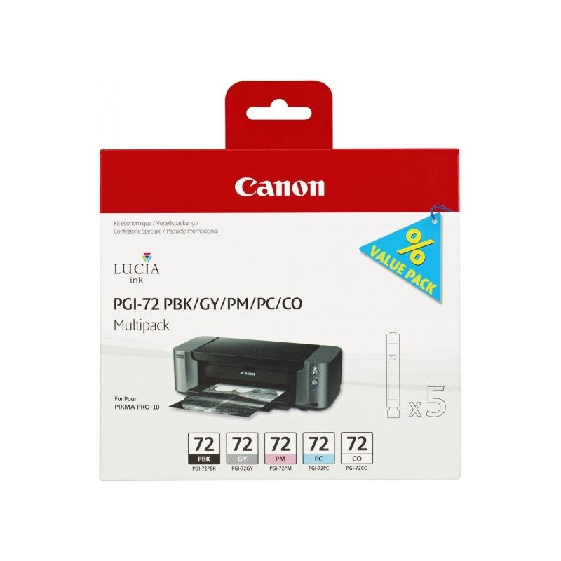Canon PGI-72 PBK/GY/PM/PC/CO Multipack (Pro-10)
